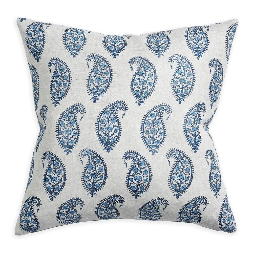Walter G Paisley Riviera linen cushion-Walter G-Thistle Hill