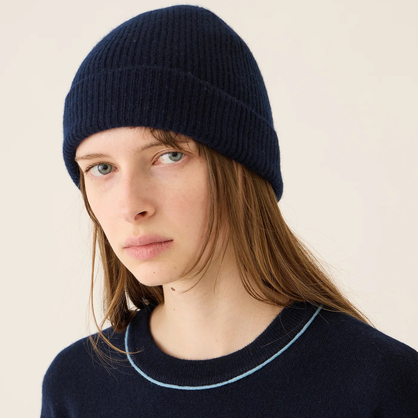 Demylee Ryan Cashmere Beanie Navy-Demylee-Thistle Hill