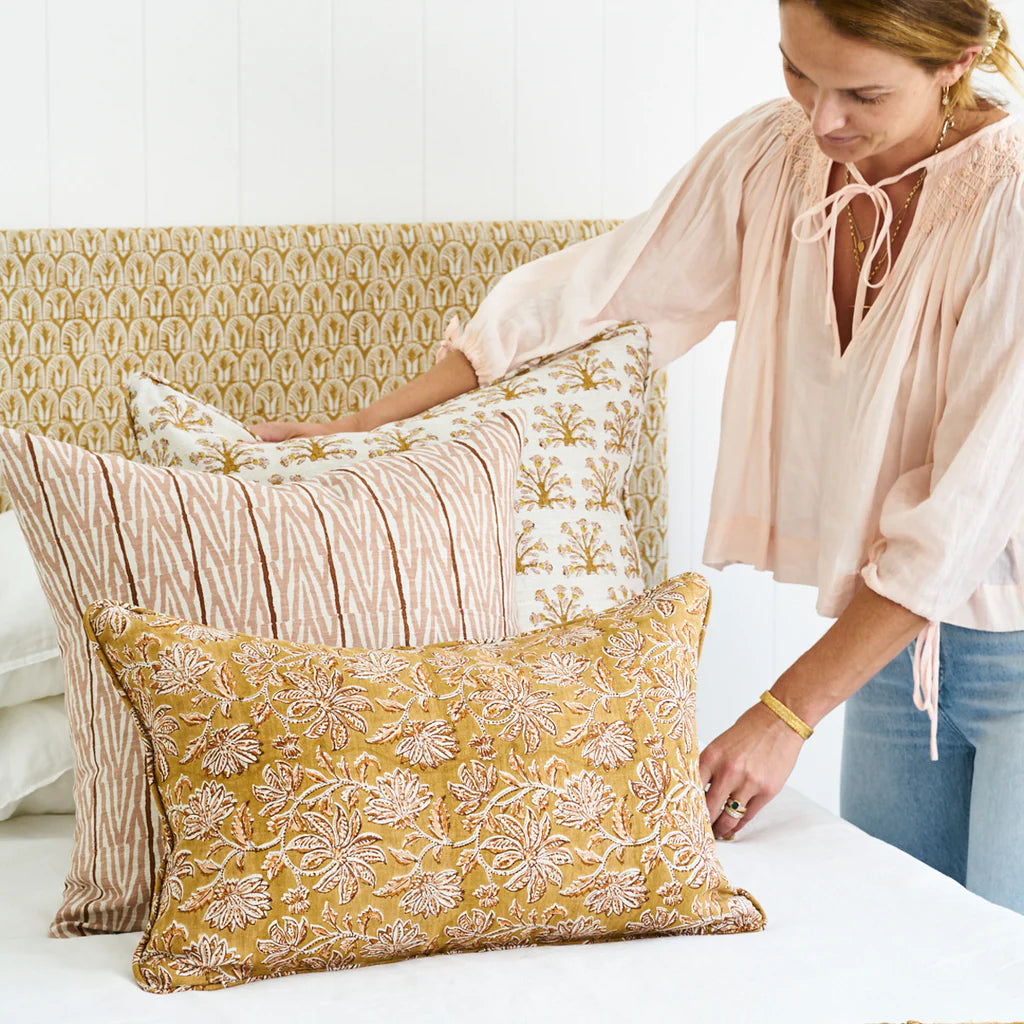 Walter G Uluwatu Spice Linen Cushion-Walter G-Thistle Hill