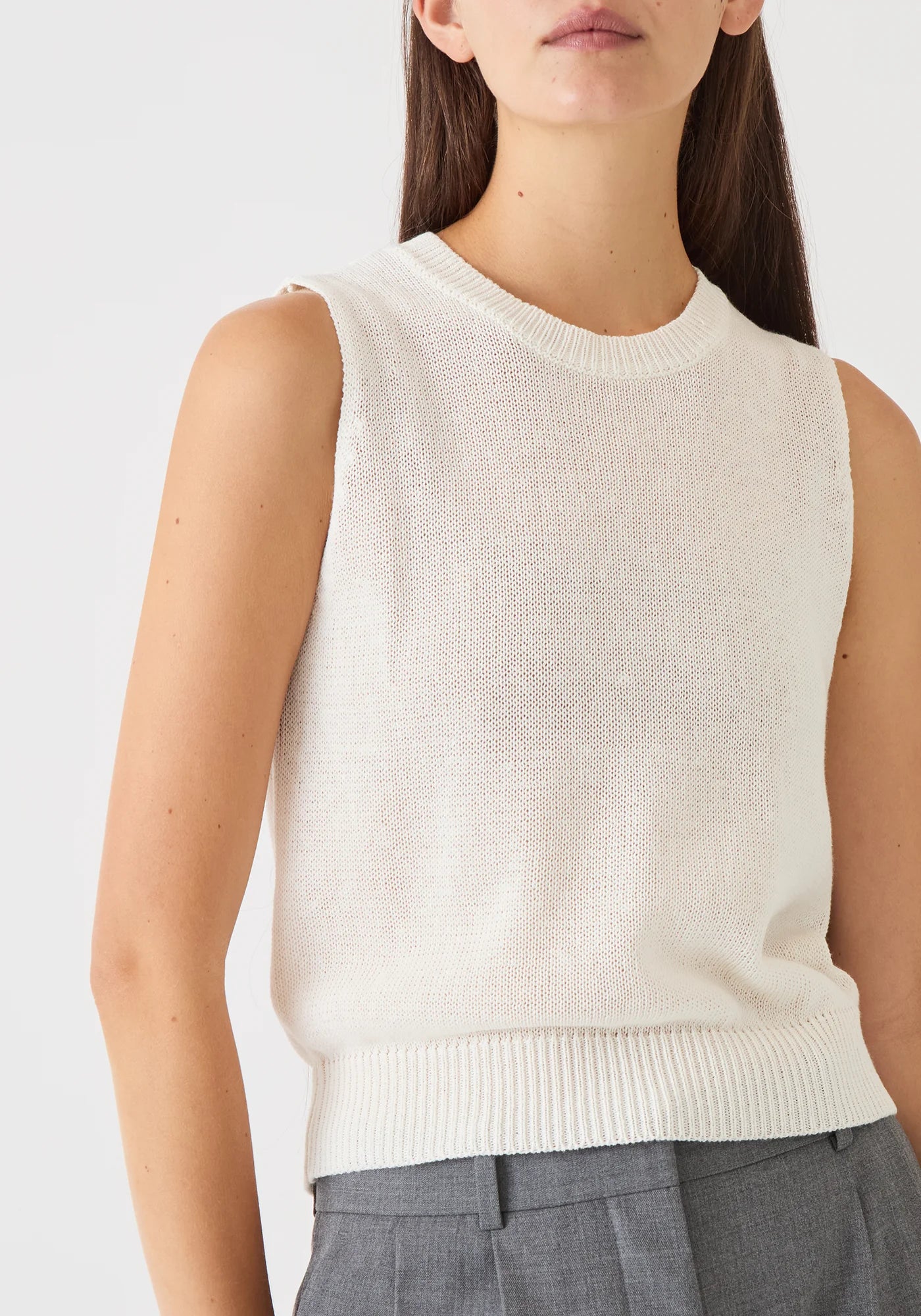 Demylee Selina Cotton Linen Top Off White-Demylee-Thistle Hill
