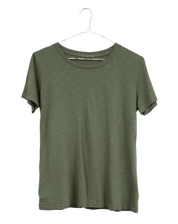 It is Well L.A. Everyday Short Sleeve Crewneck Olive-It is Well-Thistle Hill