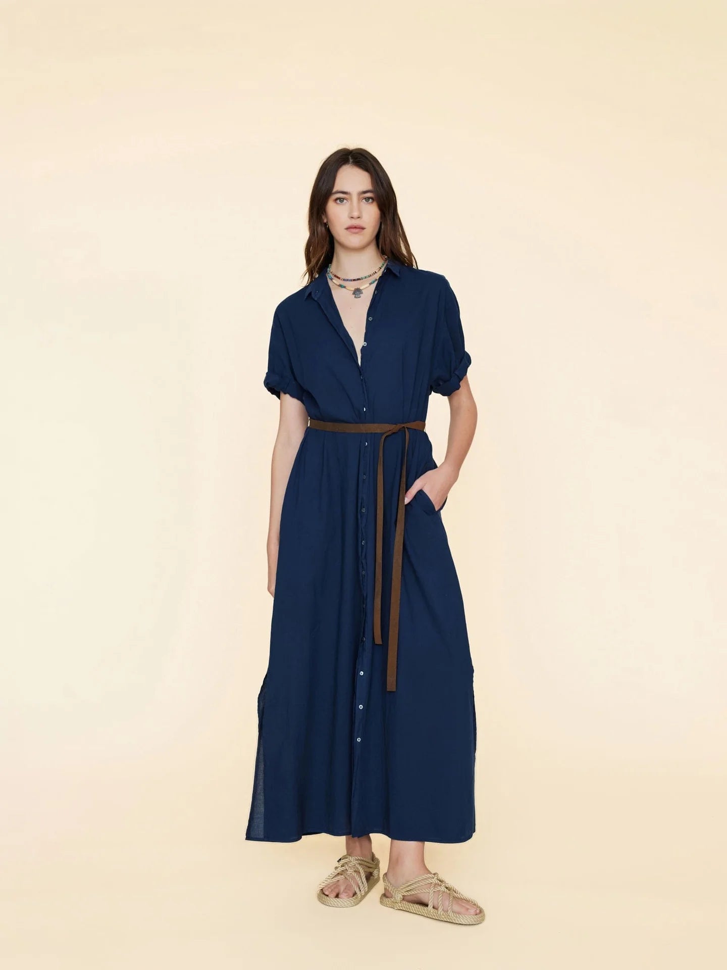 Xirena Linnet Dress Navy-Xirena-Thistle Hill