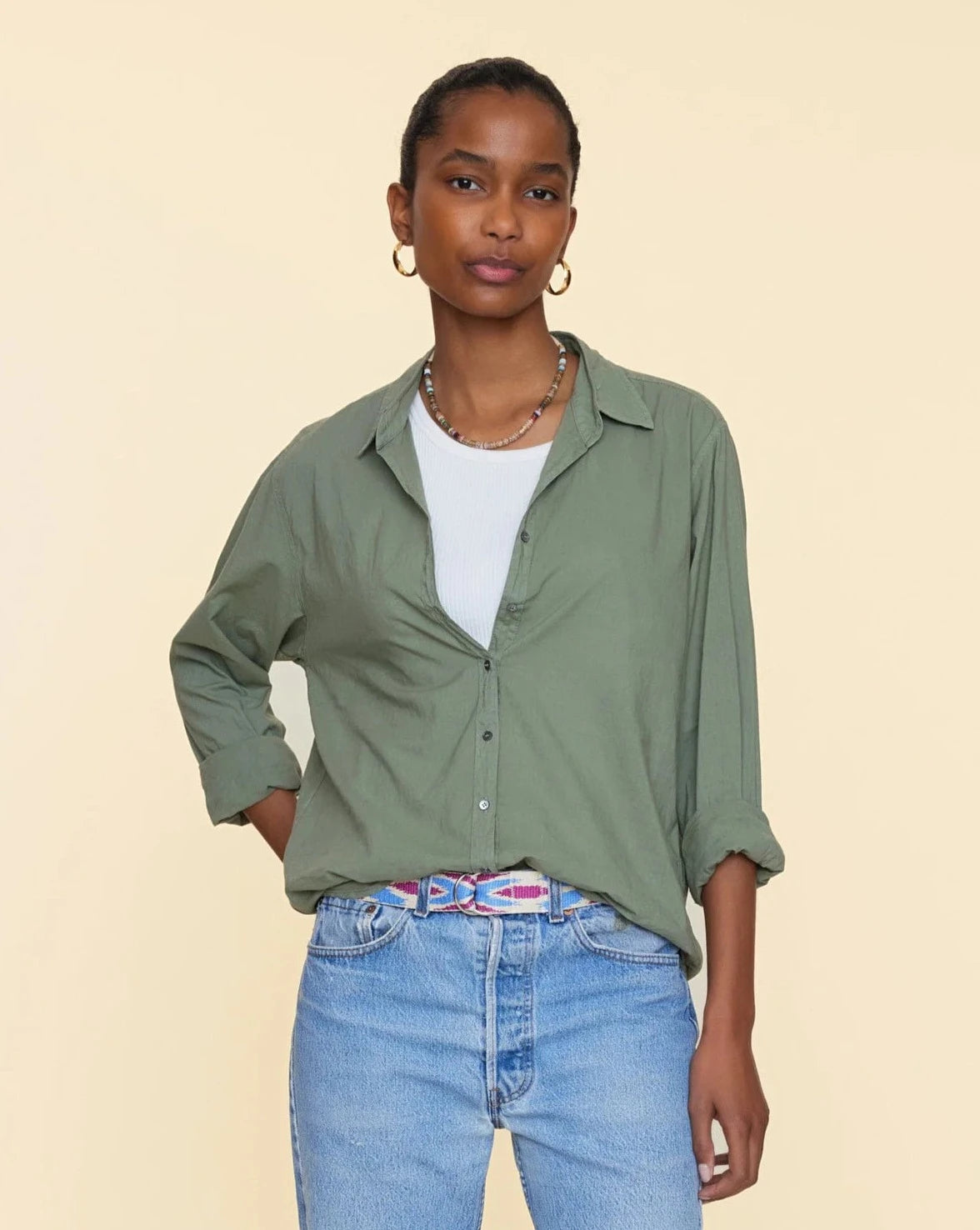 Xirena Beau Shirt Mossy-Xirena-Thistle Hill