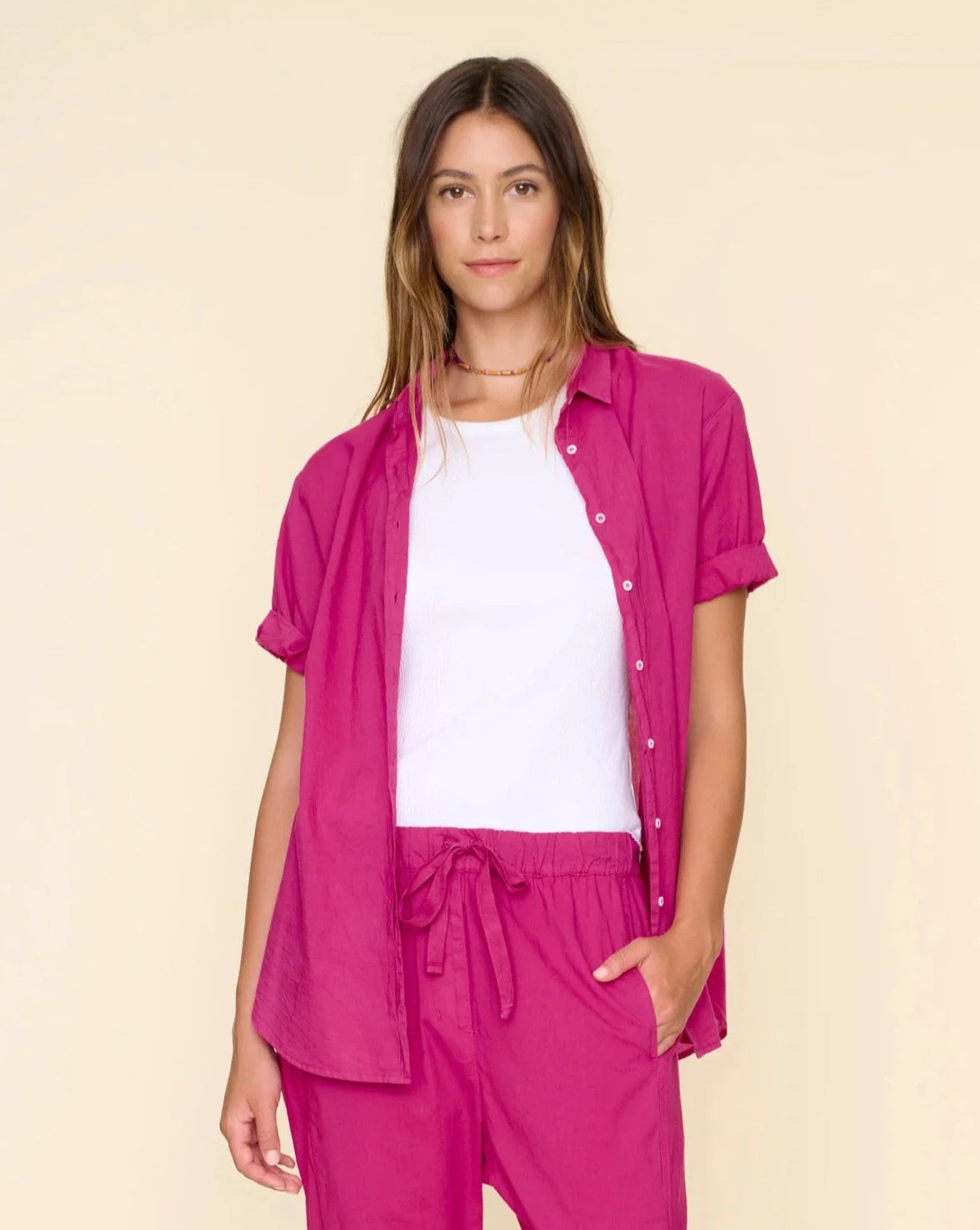 Xirena Channing Shirt Pink Plum-Xirena-Thistle Hill