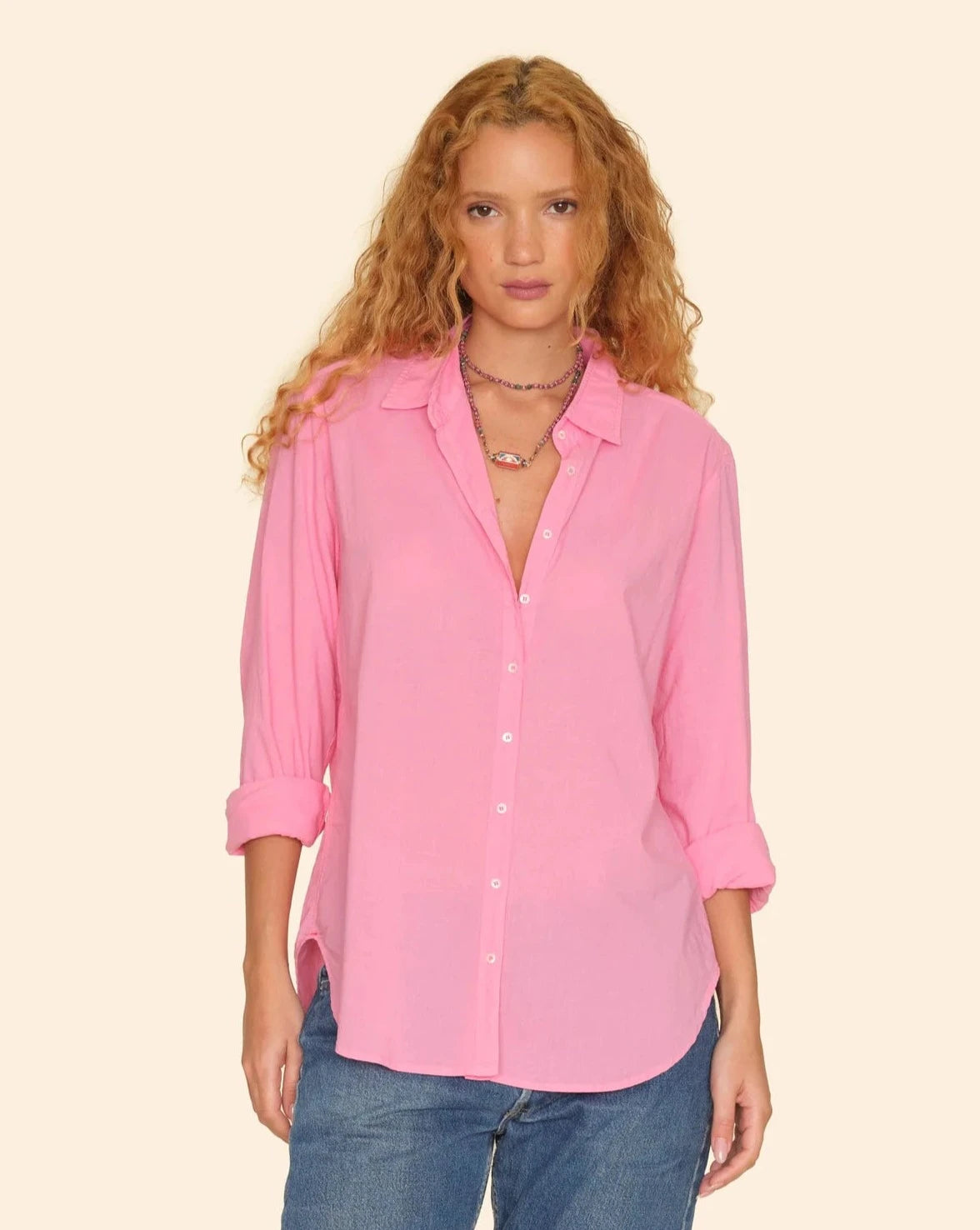 Xirena Beau Shirt Rose Pink-Xirena-Thistle Hill