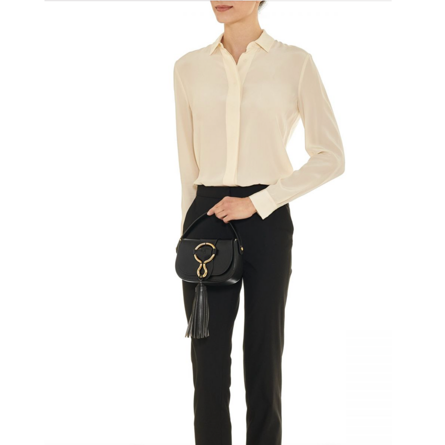 Il Bisonte Loop Small Crossbody Bag Black-Il Bisonte-Thistle Hill