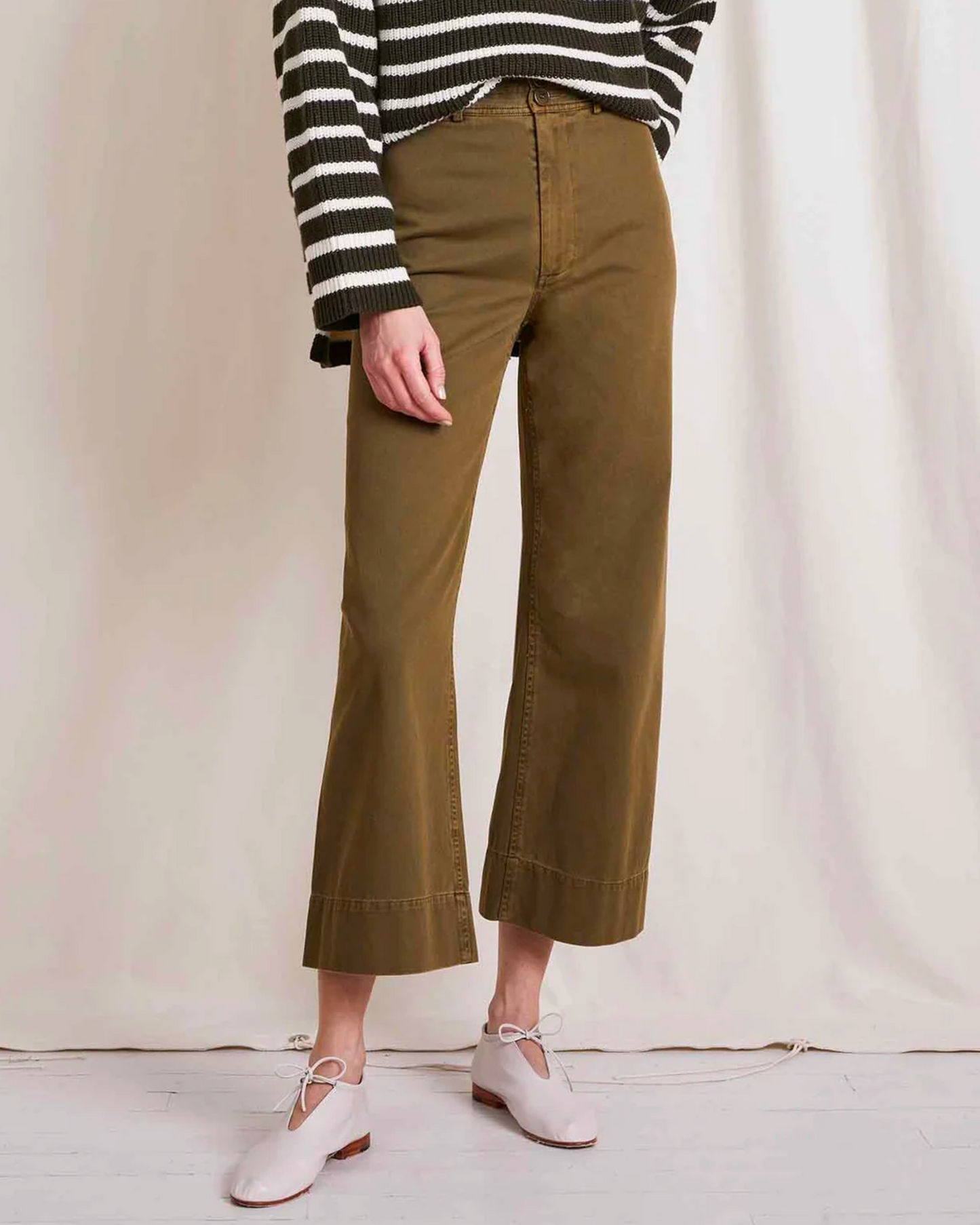 Apiece Apart Chino Merida Pant Olive-Apiece Apart-Thistle Hill