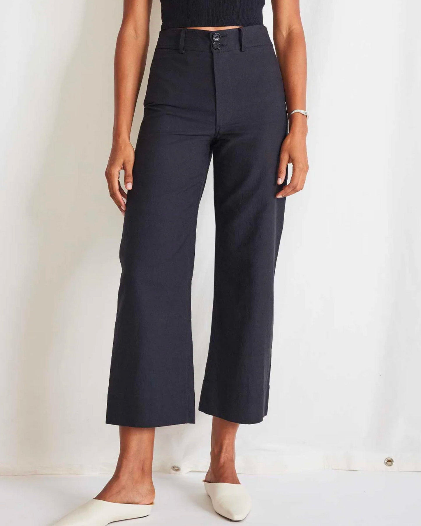 Apiece Apart Classic Merida Pant Black-Apiece Apart-Thistle Hill