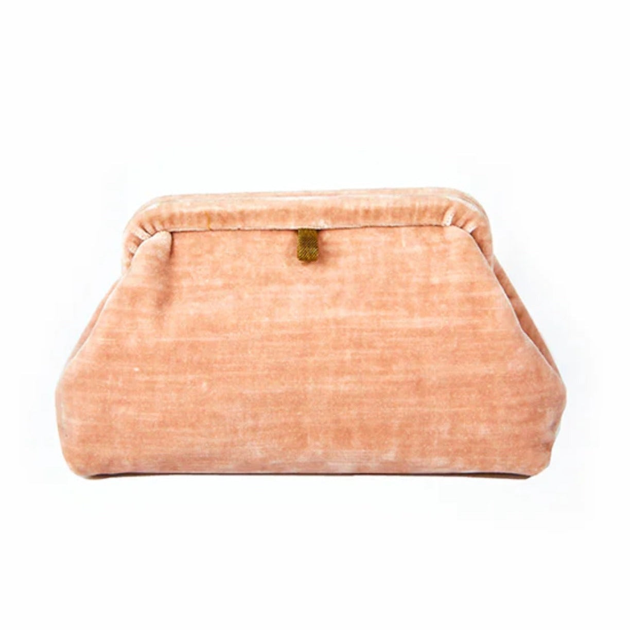 Marian Paquette Liette Velvet Clutch Pale Pink-Marian Paquette-Thistle Hill