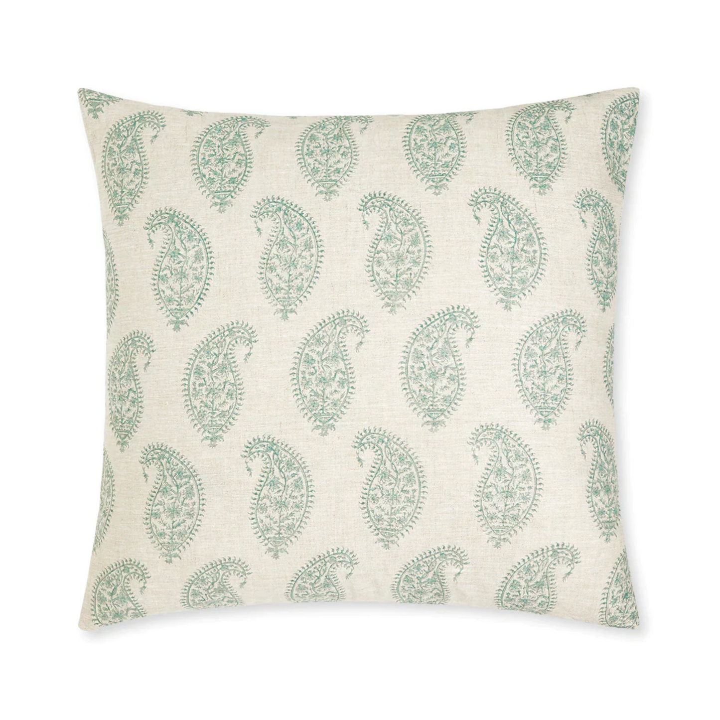 Walter G Paisley Celadon Linen Cushion-Walter G-Thistle Hill