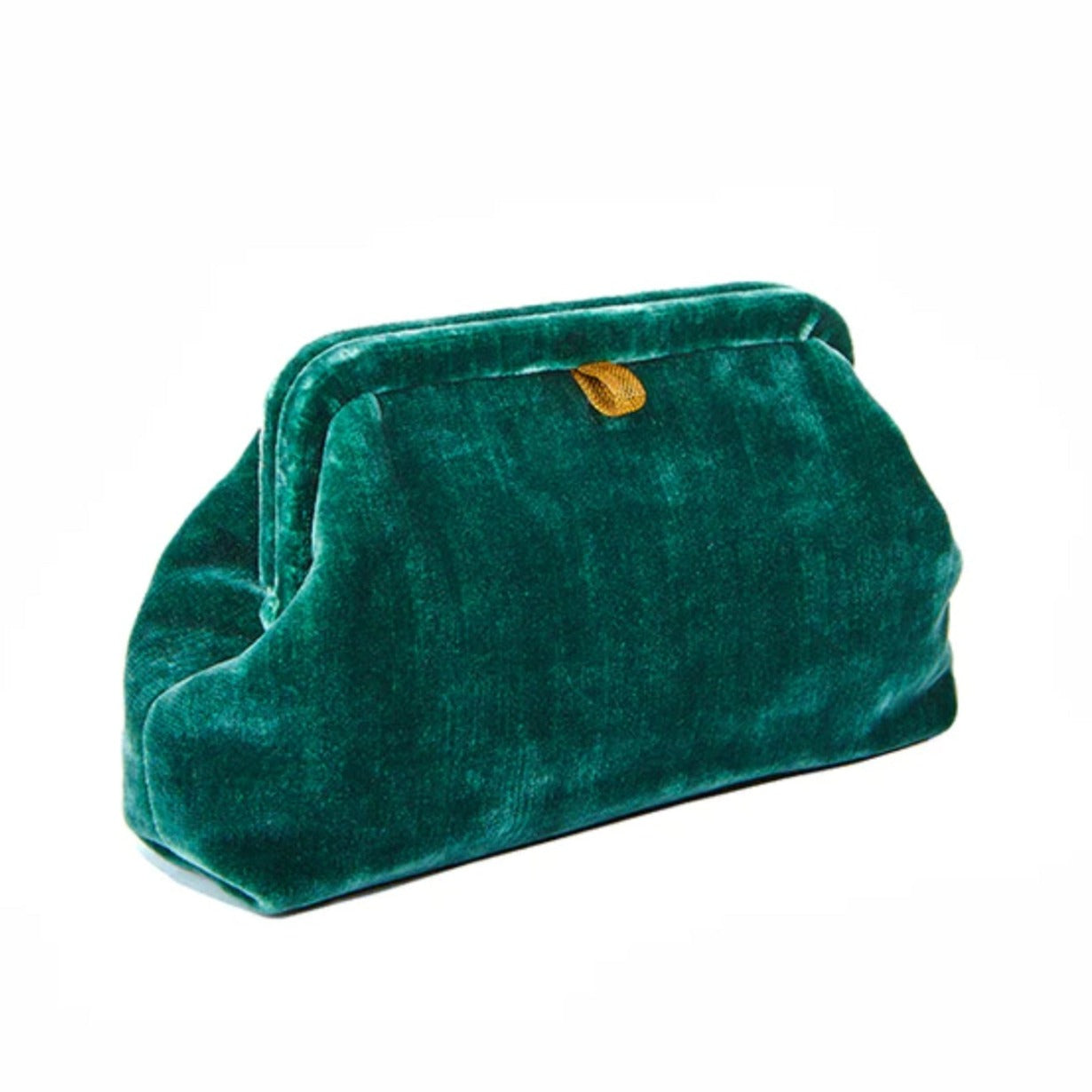 Marian Paquette Liette Velvet Clutch Forest Green-Marian Paquette-Thistle Hill