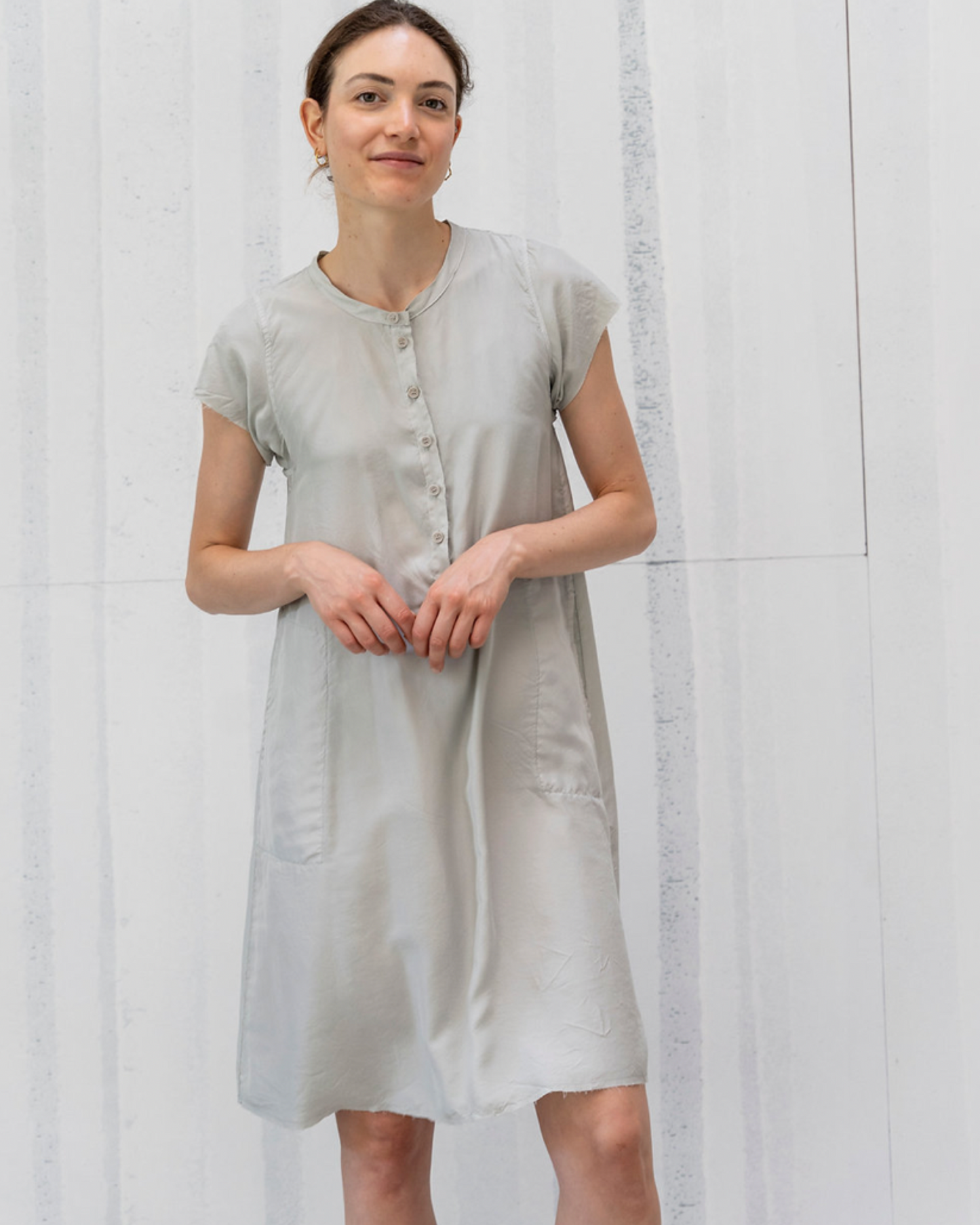Aequemente Ice Silk A Line Dress-Aequamente-Thistle Hill
