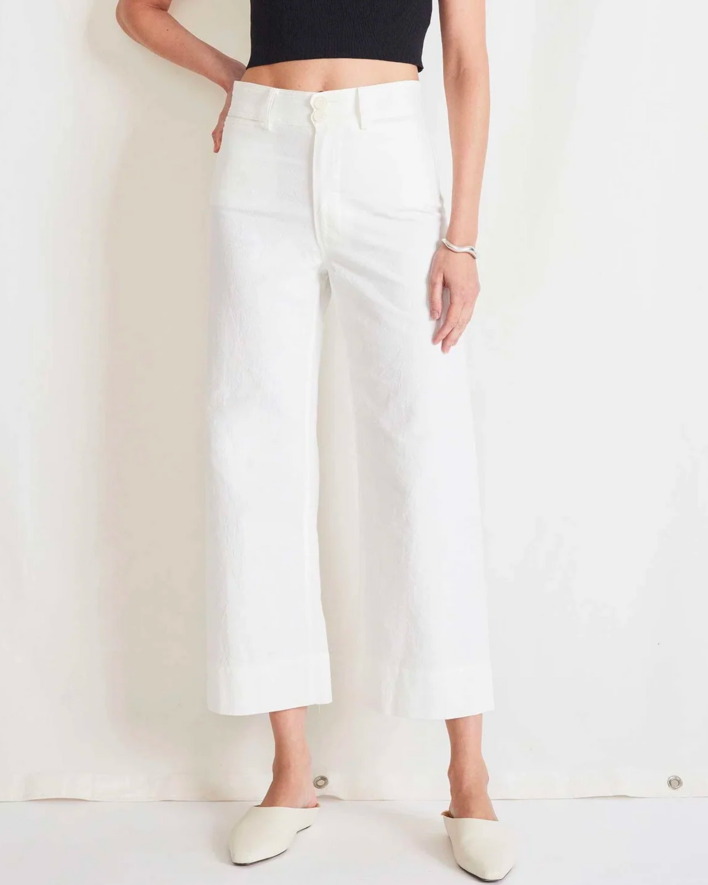 Apiece Apart Classic Merida Pant Cream-Apiece Apart-Thistle Hill