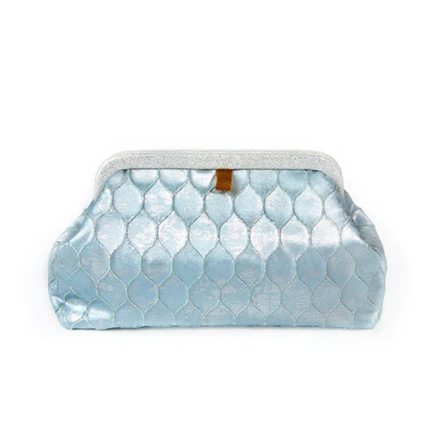 Marian Paquette Liette Woven Clutch Silver-Marian Paquette-Thistle Hill