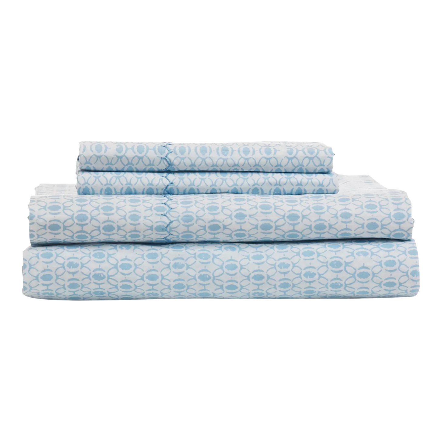 John Robshaw Kama Light Indigo Sheet Set-John Robshaw-Thistle Hill