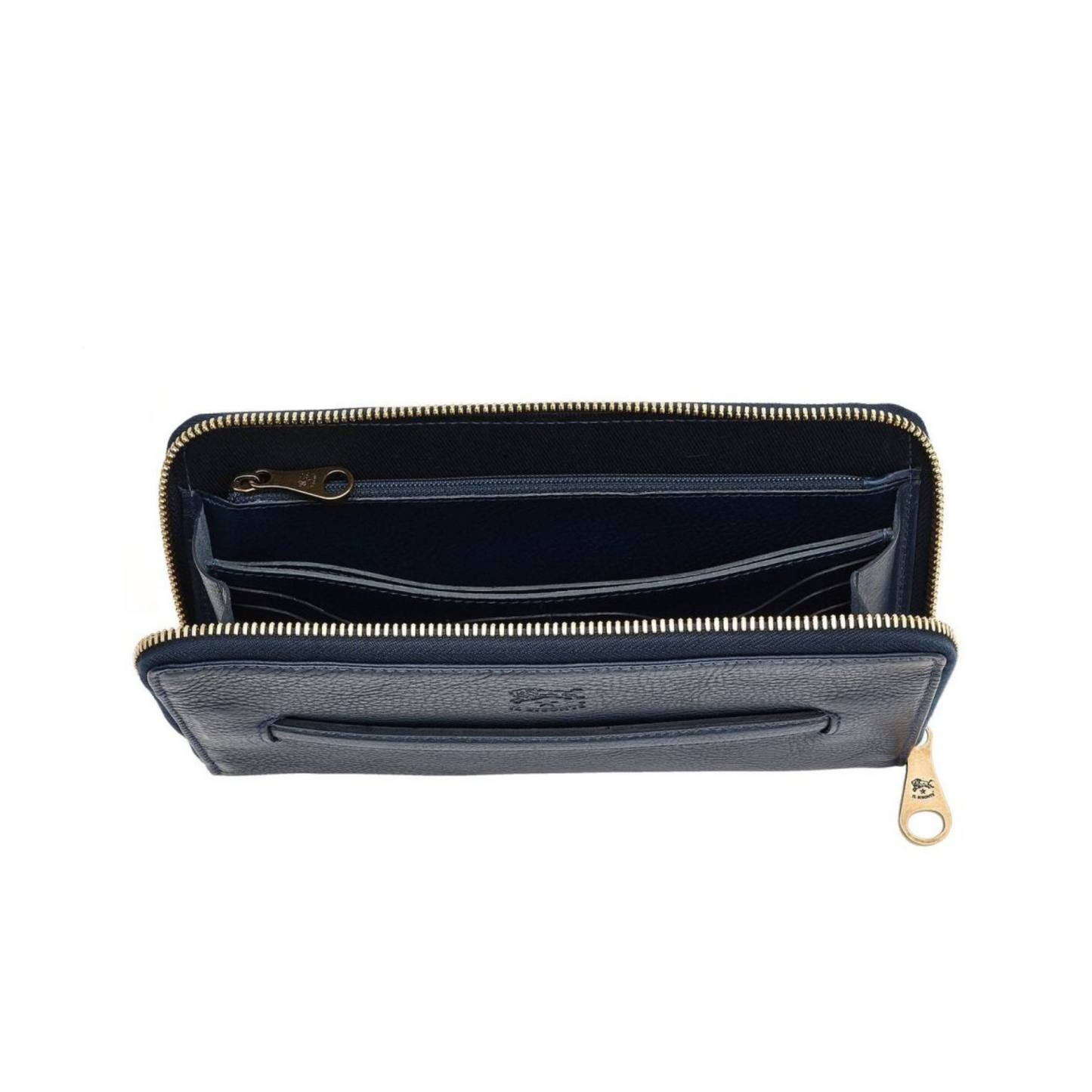 Il Bisonte Salina Zip Around Wallet Blue-Il Bisonte-Thistle Hill