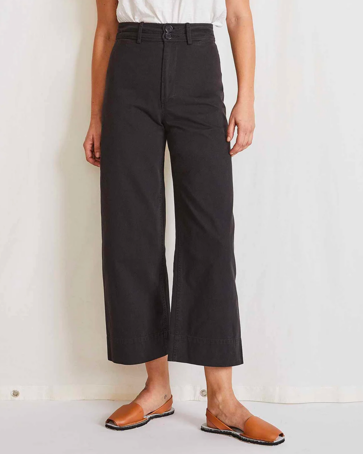Apiece Apart Chino Merida Pant Black-Apiece Apart-Thistle Hill