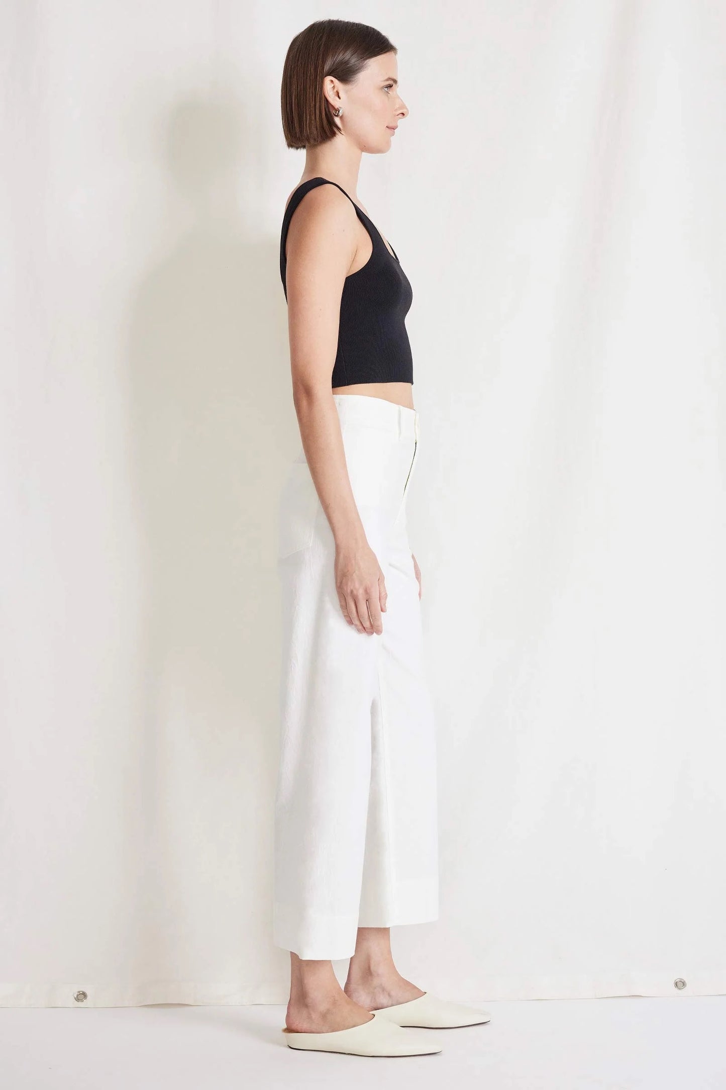 Apiece Apart Classic Merida Pant Cream-Apiece Apart-Thistle Hill