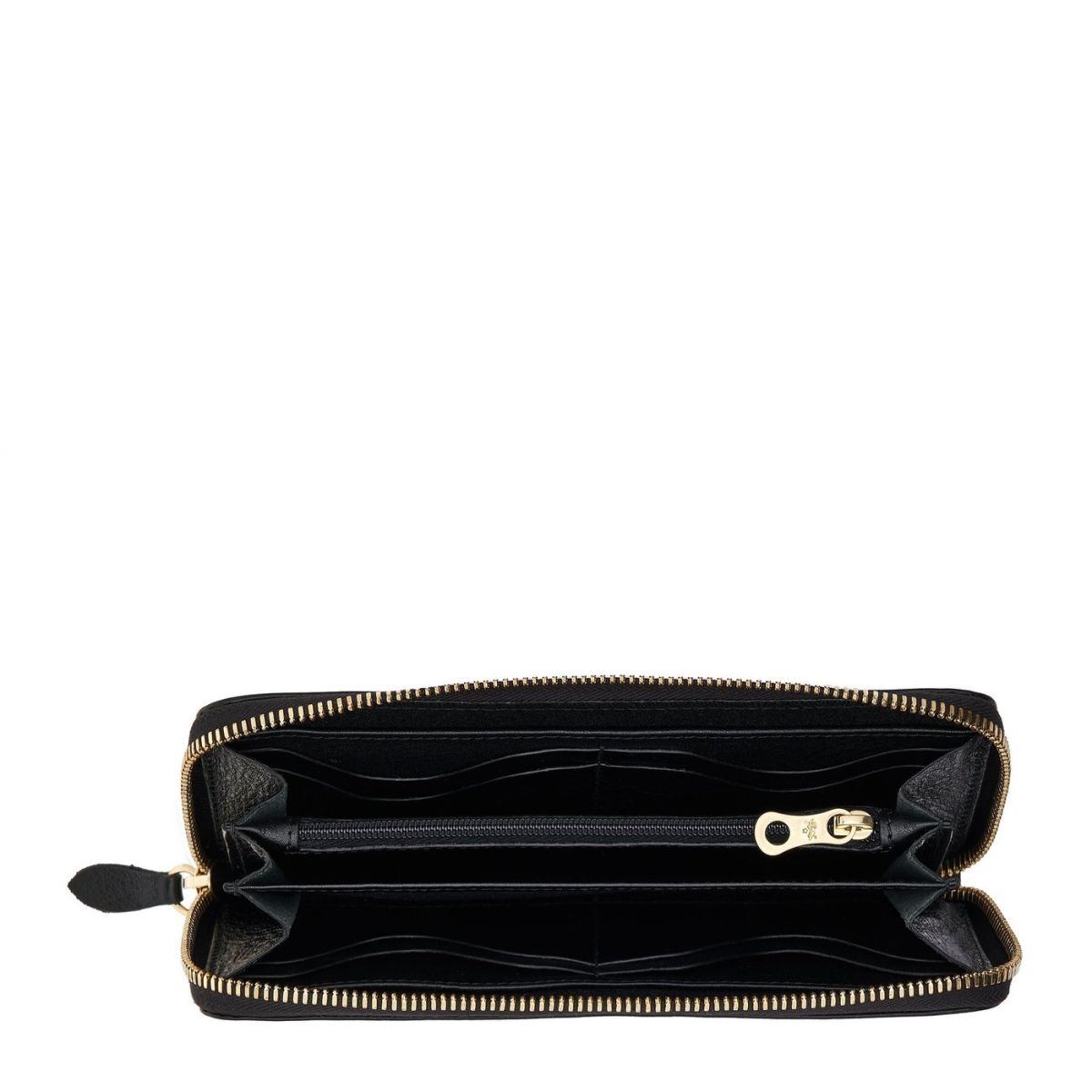 Il Bisonte Ametista Zip Around Wallet Black-Il Bisonte-Thistle Hill