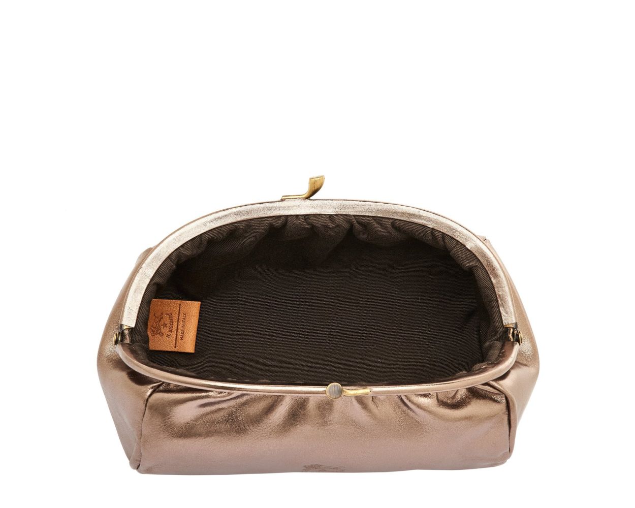 Il Bisonte Case Clutch Bag Metallic Bronze-Il Bisonte-Thistle Hill