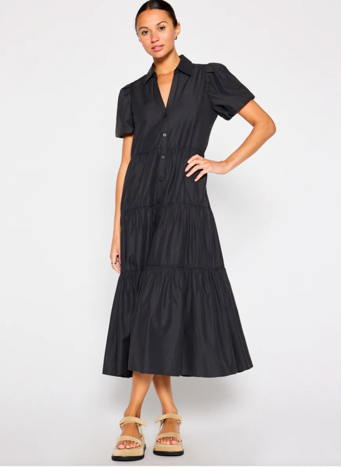 Brochu Walker Havana Dress Washed Black