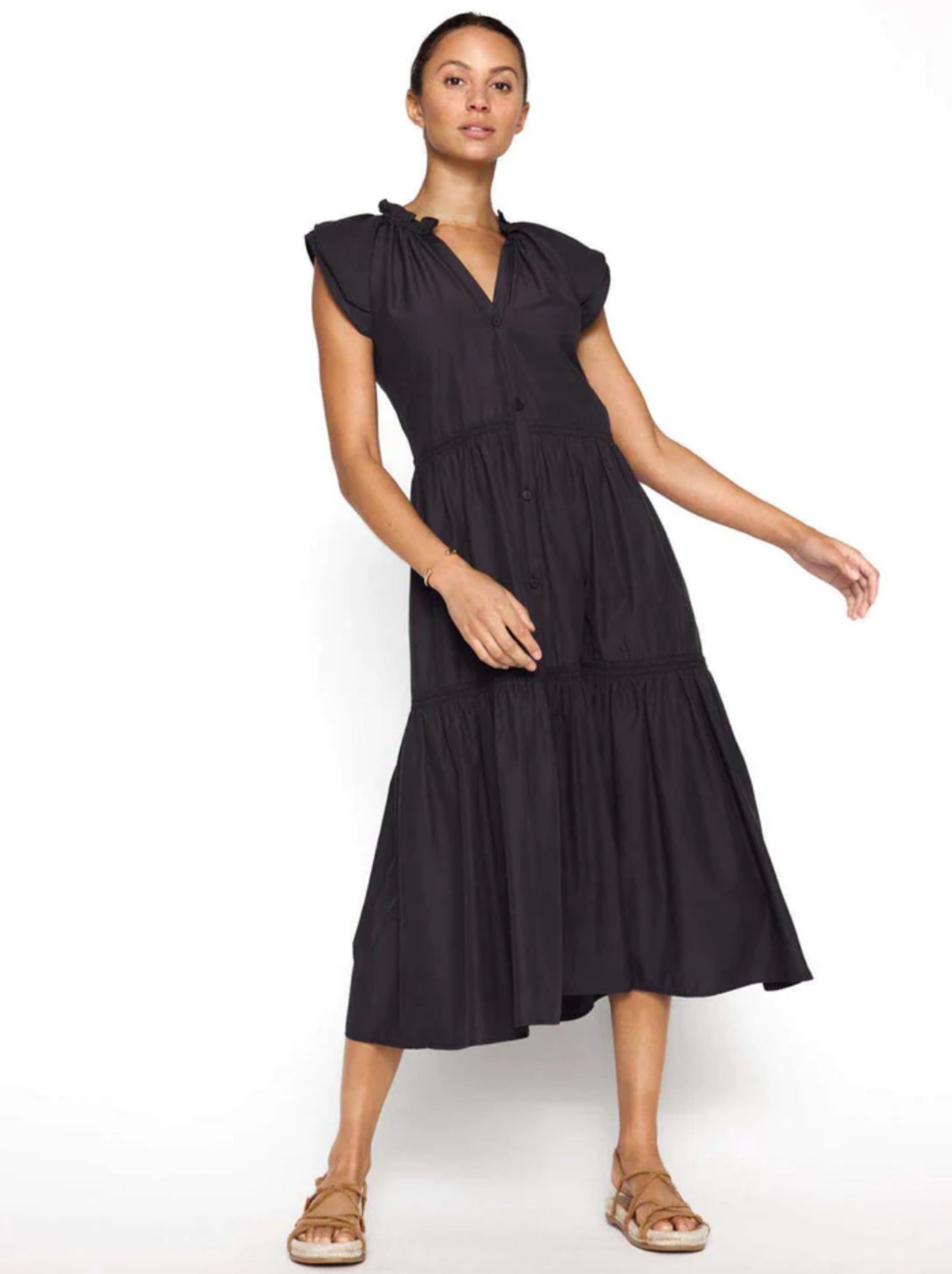 Brochu Walker Santorini Dress Washed Black