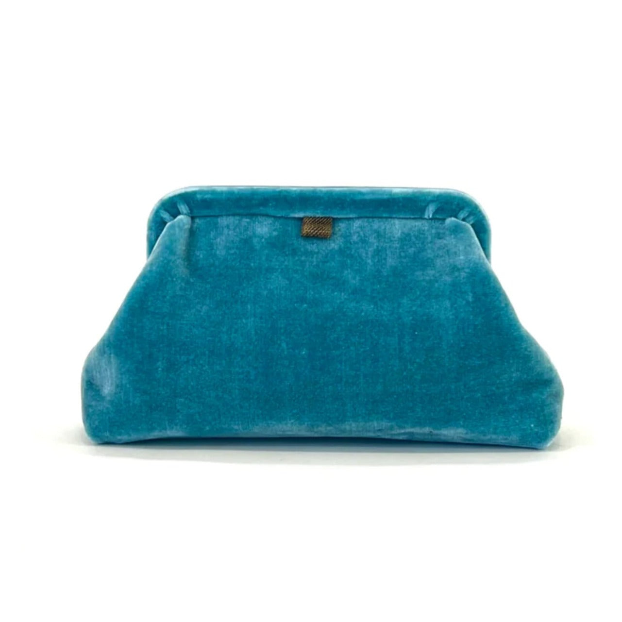 Marian Paquette Liette Velvet Clutch Aqua-Marian Paquette-Thistle Hill