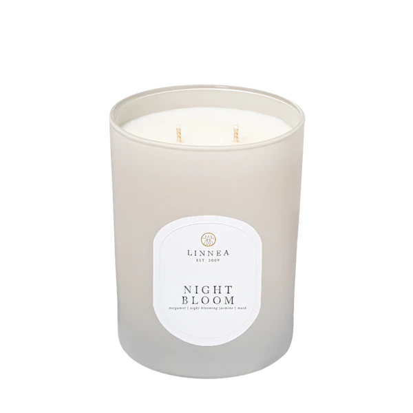 Linnea's Lights Double Wick Candle Night Bloom