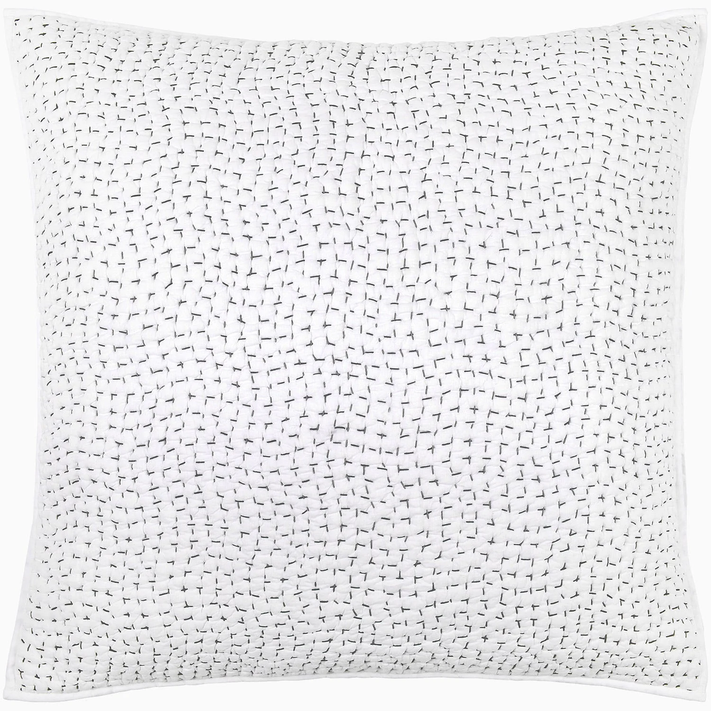 John Robshaw Hand Stitched Coverlet Gray-John Robshaw-Thistle Hill