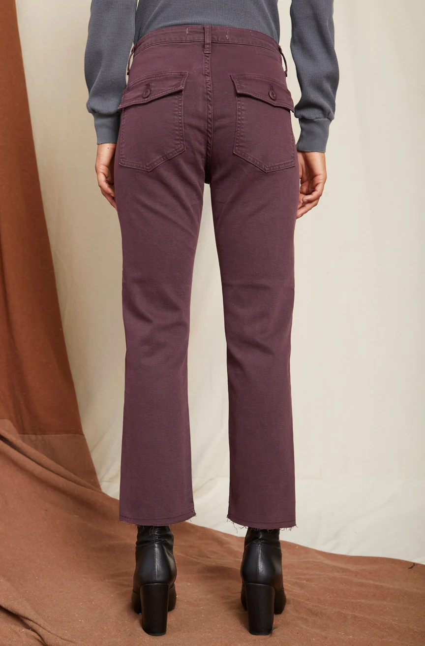AMO Easy Army Trouser Wine-AMO-Thistle Hill