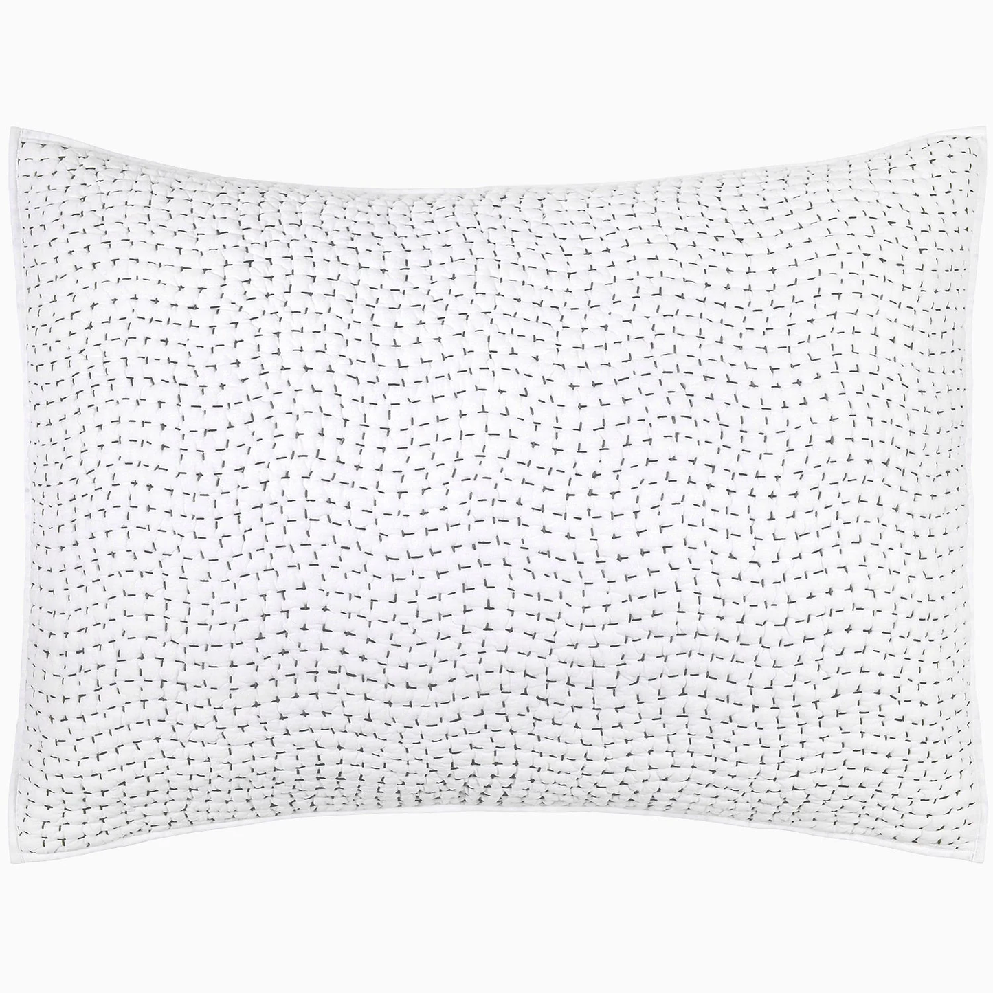 John Robshaw Hand Stitched Coverlet Gray-John Robshaw-Thistle Hill
