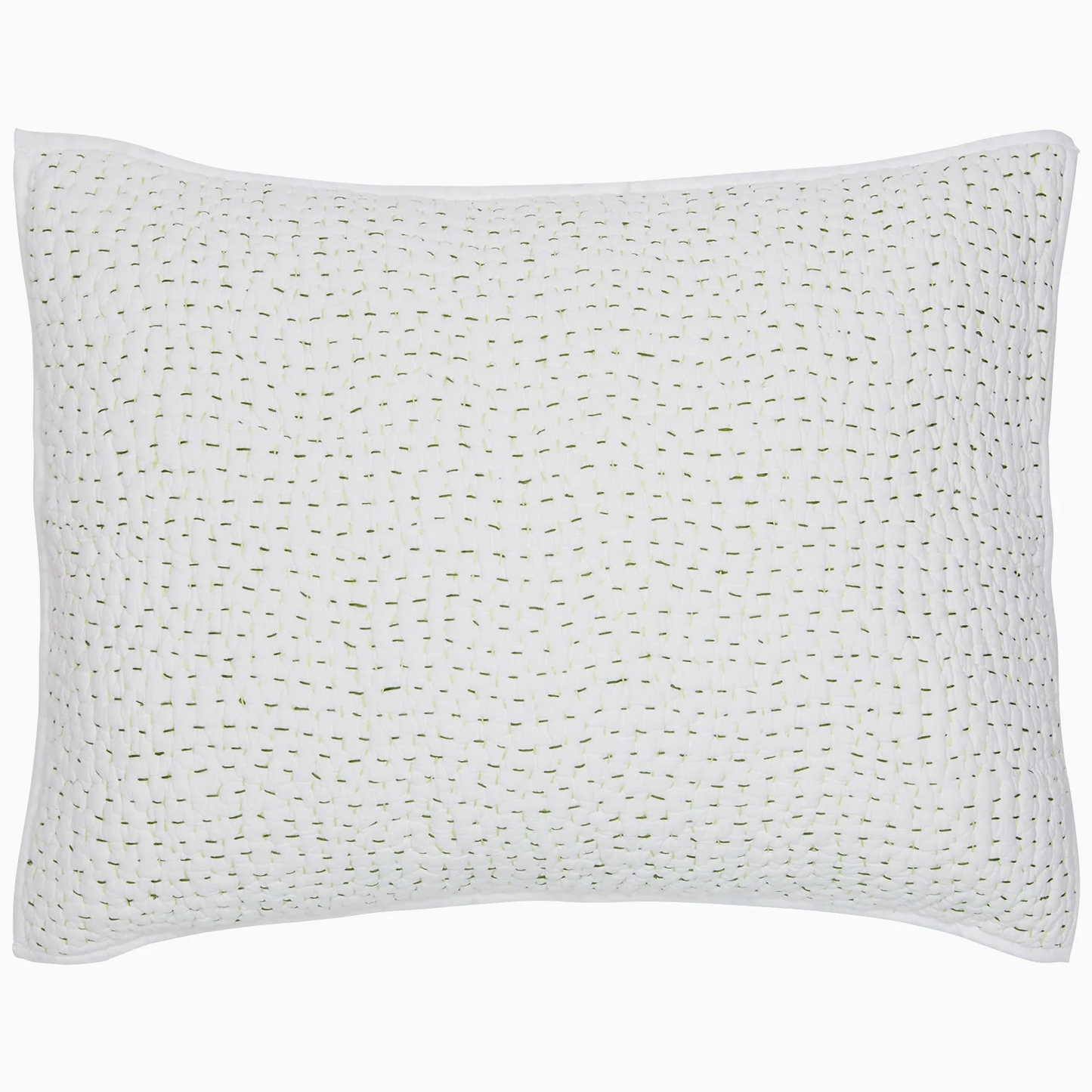 John Robshaw Hand Stitched Coverlet Moss-John Robshaw-Thistle Hill