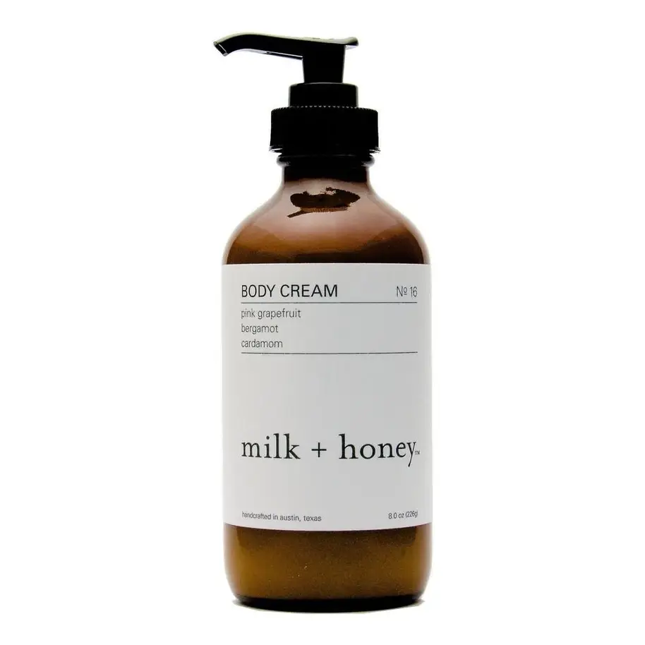 Milk + Honey Body Cream Nº 16 | Pink Grapefruit, Bergamot + Cardamom