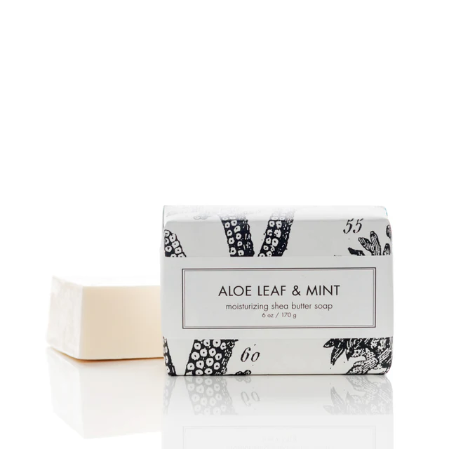 Formulary 55 Shea Butter Bar Soap Aloe Leaf & Mint-Formulary 55-Thistle Hill