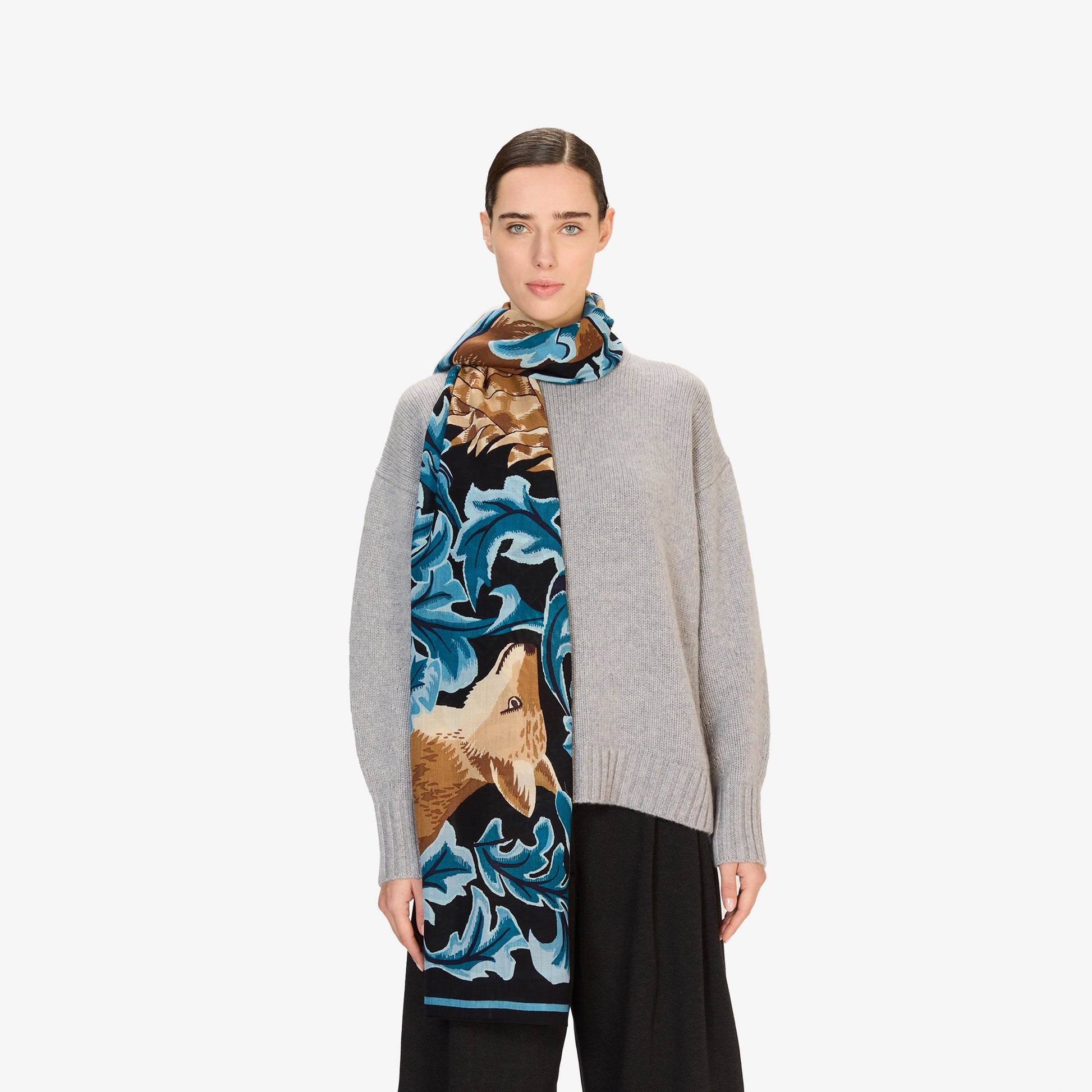 Inoui Editions Scarf 100 Leonard Blue-Inoui Editions-Thistle Hill