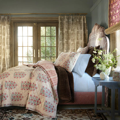 John Robshaw Misha Azalea Woven Quilt-John Robshaw-Thistle Hill