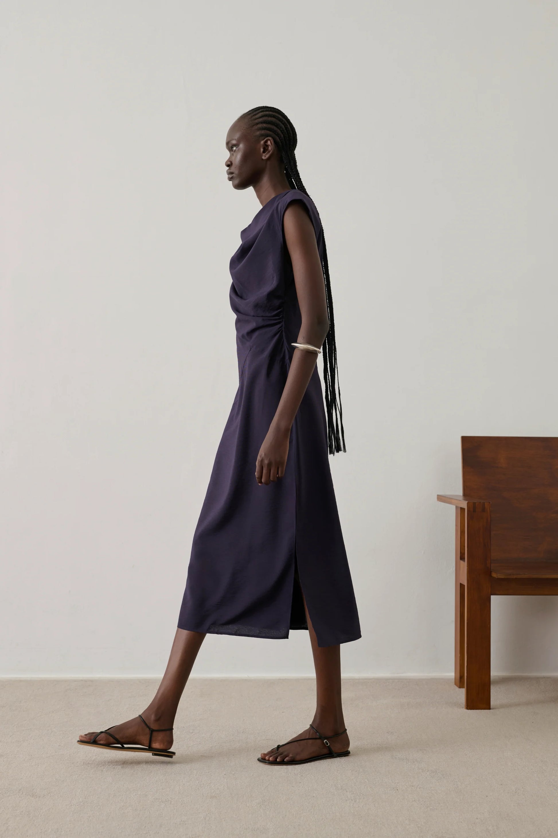 Soeur Eugenie Dress Violet Fonce-Soeur-Thistle Hill