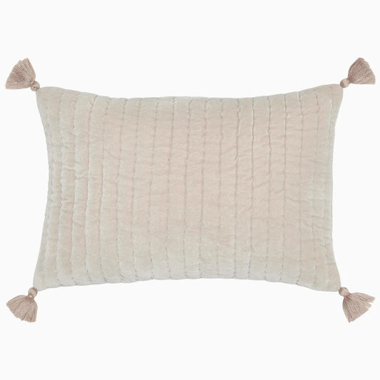 John Robshaw Velvet Sand Kidney Pillow-John Robshaw-Thistle Hill