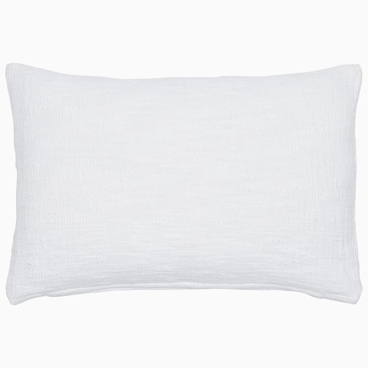 John Robshaw Woven White Kidney Pillow