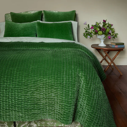 John Robshaw Velvet Moss Quilt-John Robshaw-Thistle Hill