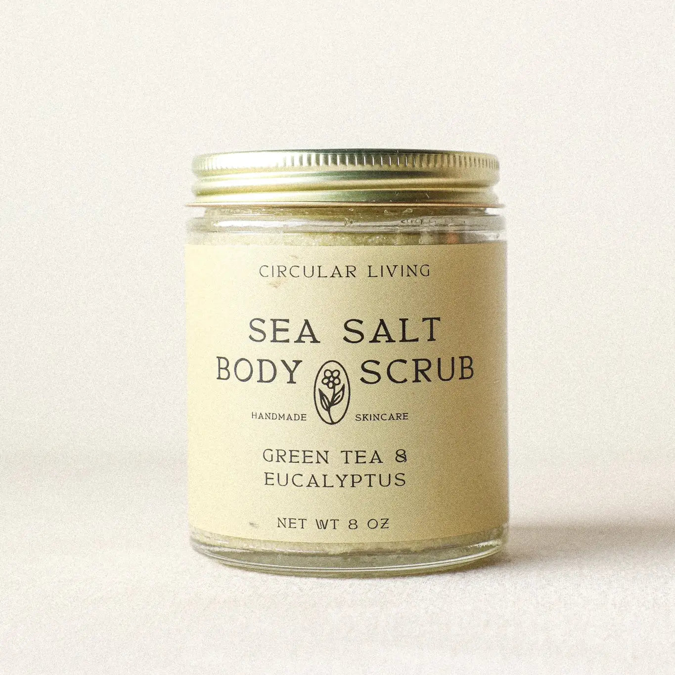 Circular Living Sea Salt Body Scrub Green Tea & Eucalyptus-Circular Living-Thistle Hill