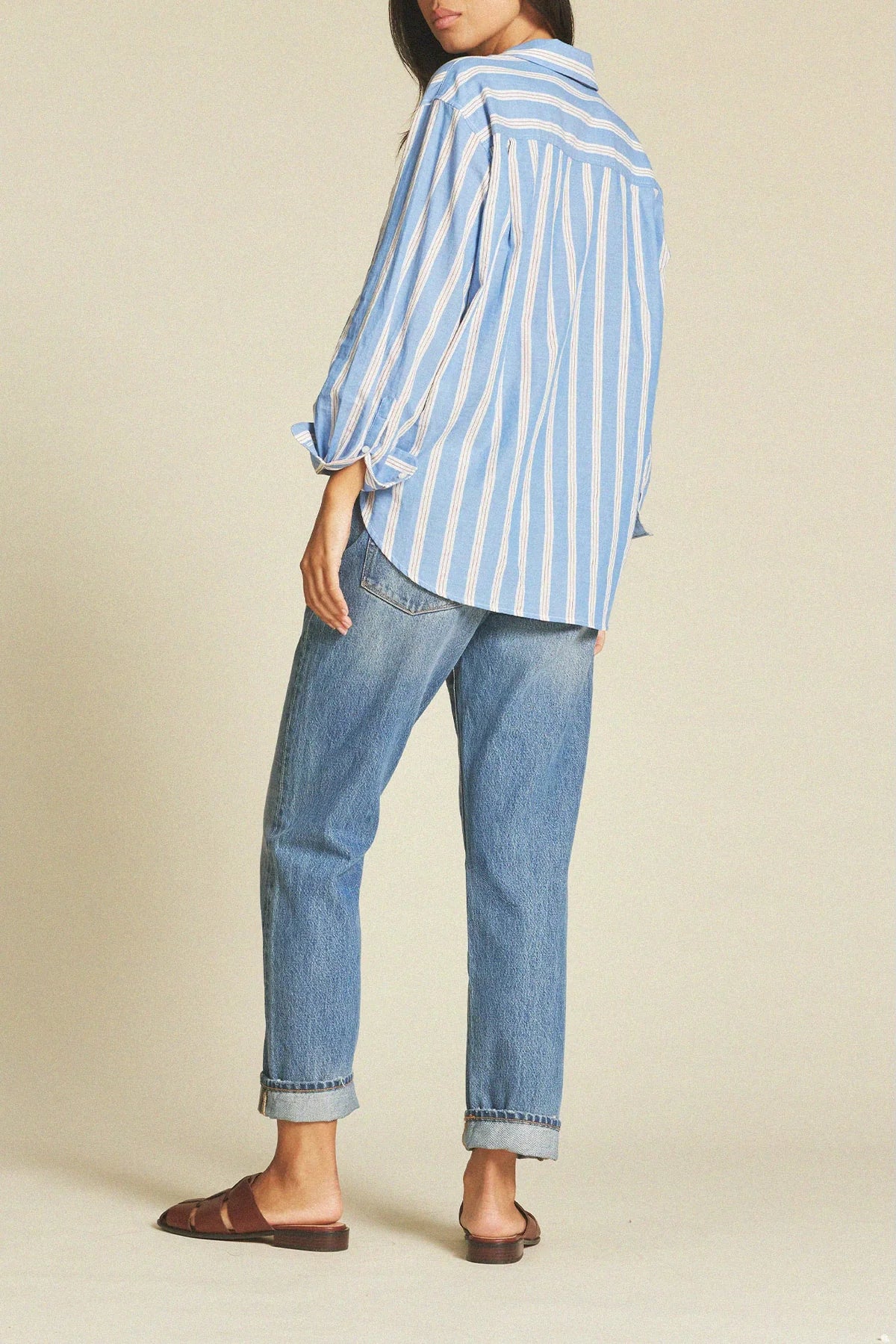 Trovata Blake Oversized Shirt Napoli Stripe-Trovata-Thistle Hill