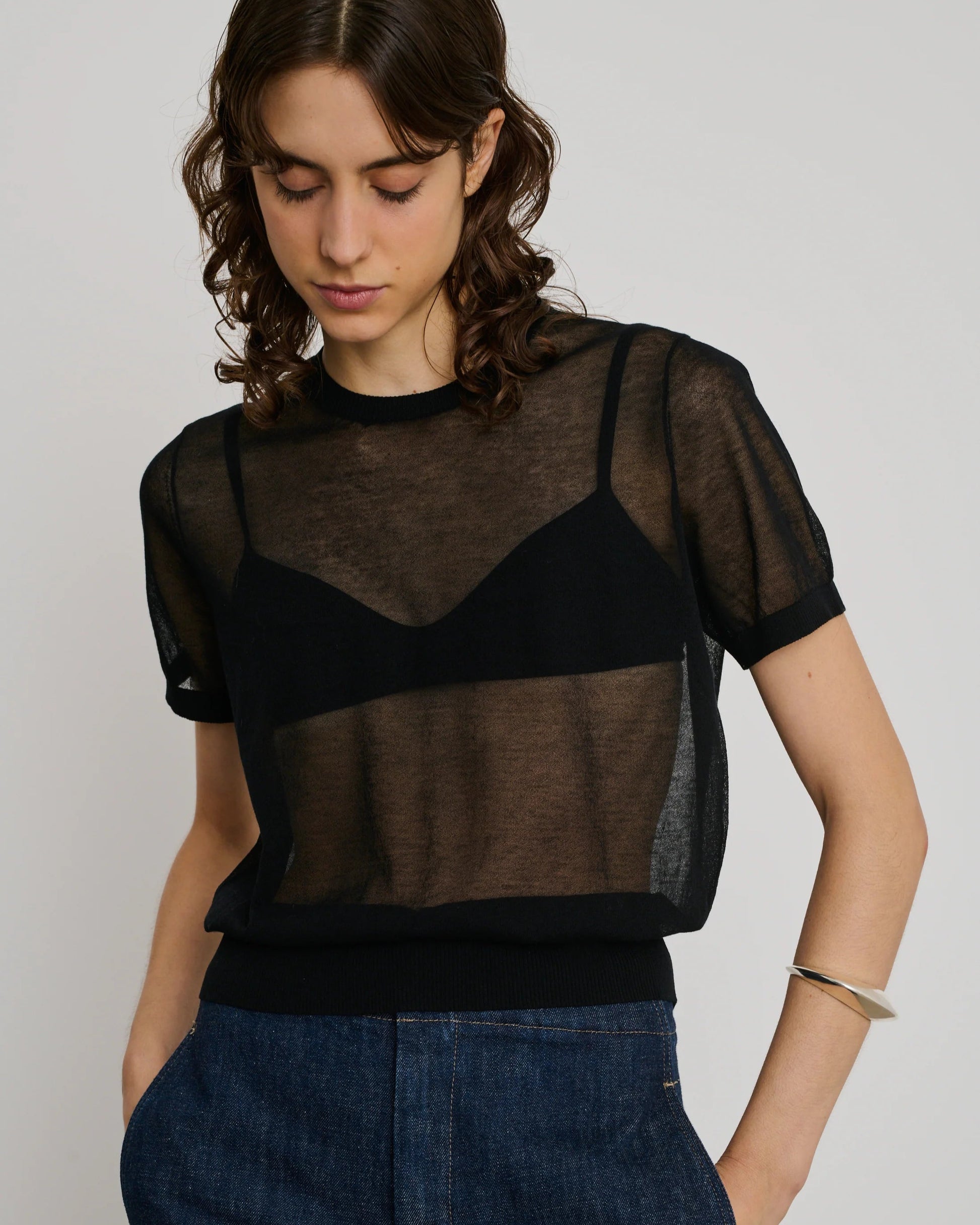 Soeur Dua Tissue Weight Sweater Black-Soeur-Thistle Hill