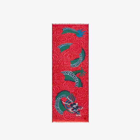 Inoui Editions 70 Dragon Fuchsia Scarf-Inoui Editions-Thistle Hill