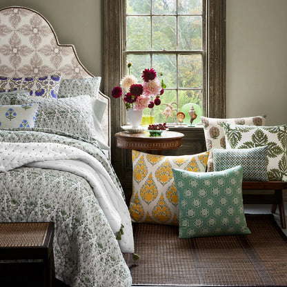 John Robshaw Lina Sage Quilt-John Robshaw-Thistle Hill