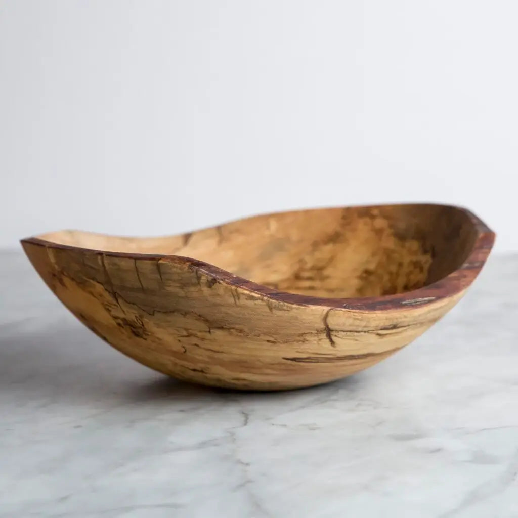 Spencer Peterman 15" Spalted Maple Oval Bowl-Spencer Peterman-Thistle Hill