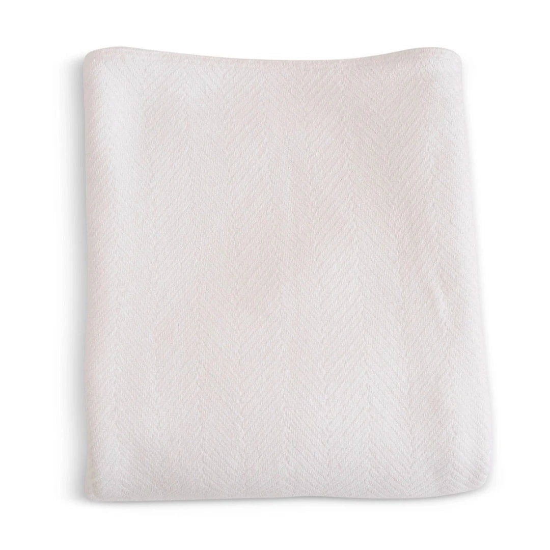 Evangeline Simple Cotton Bed Blanket Bright White-Evangeline-Thistle Hill