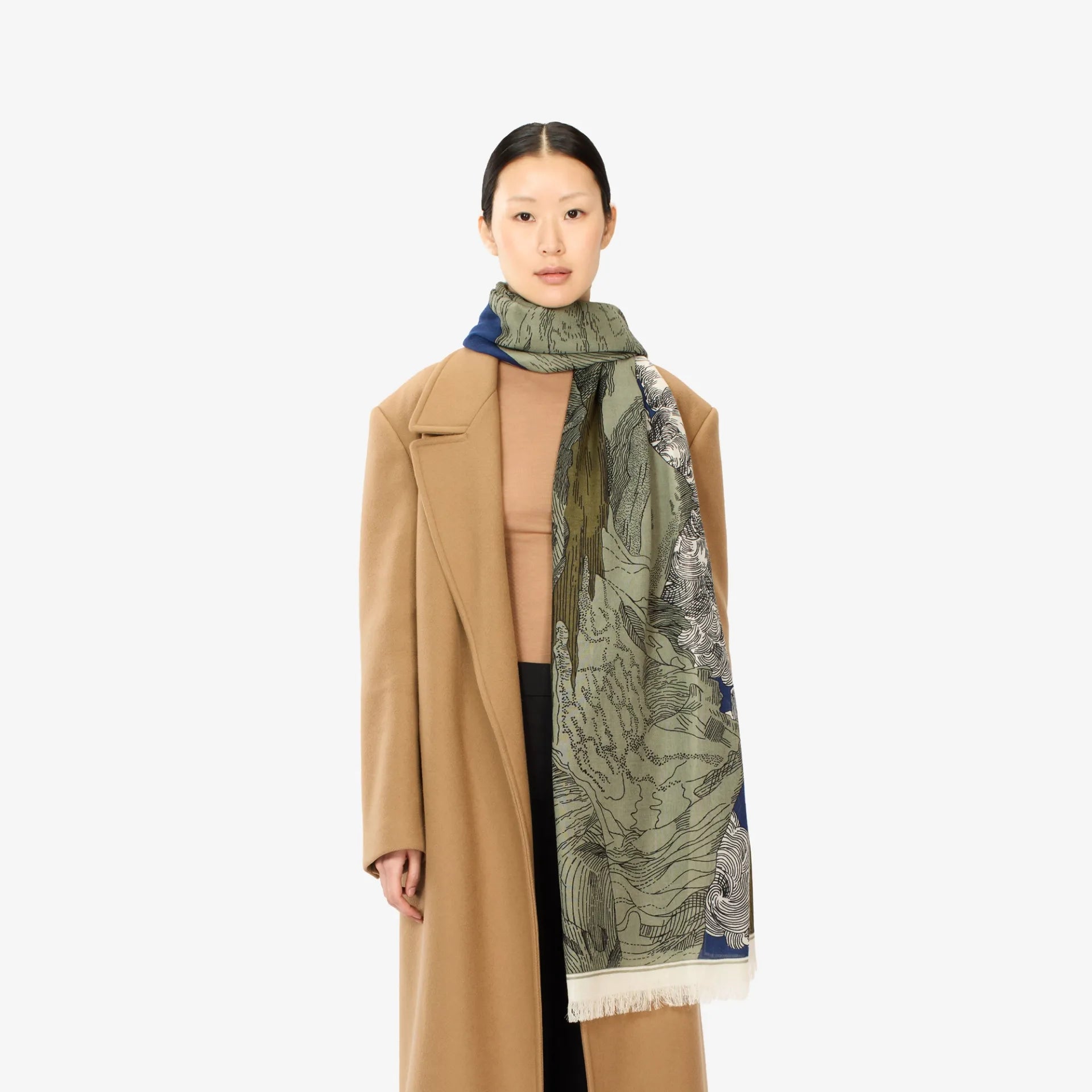 Inoui Editions Scarf 70 Montana Khaki-Inoui Editions-Thistle Hill