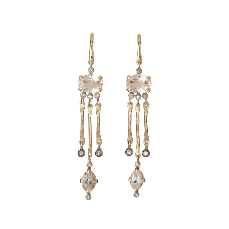 5 Octobre Mina Pink Or 14k Earrings-5 Octobre-Thistle Hill