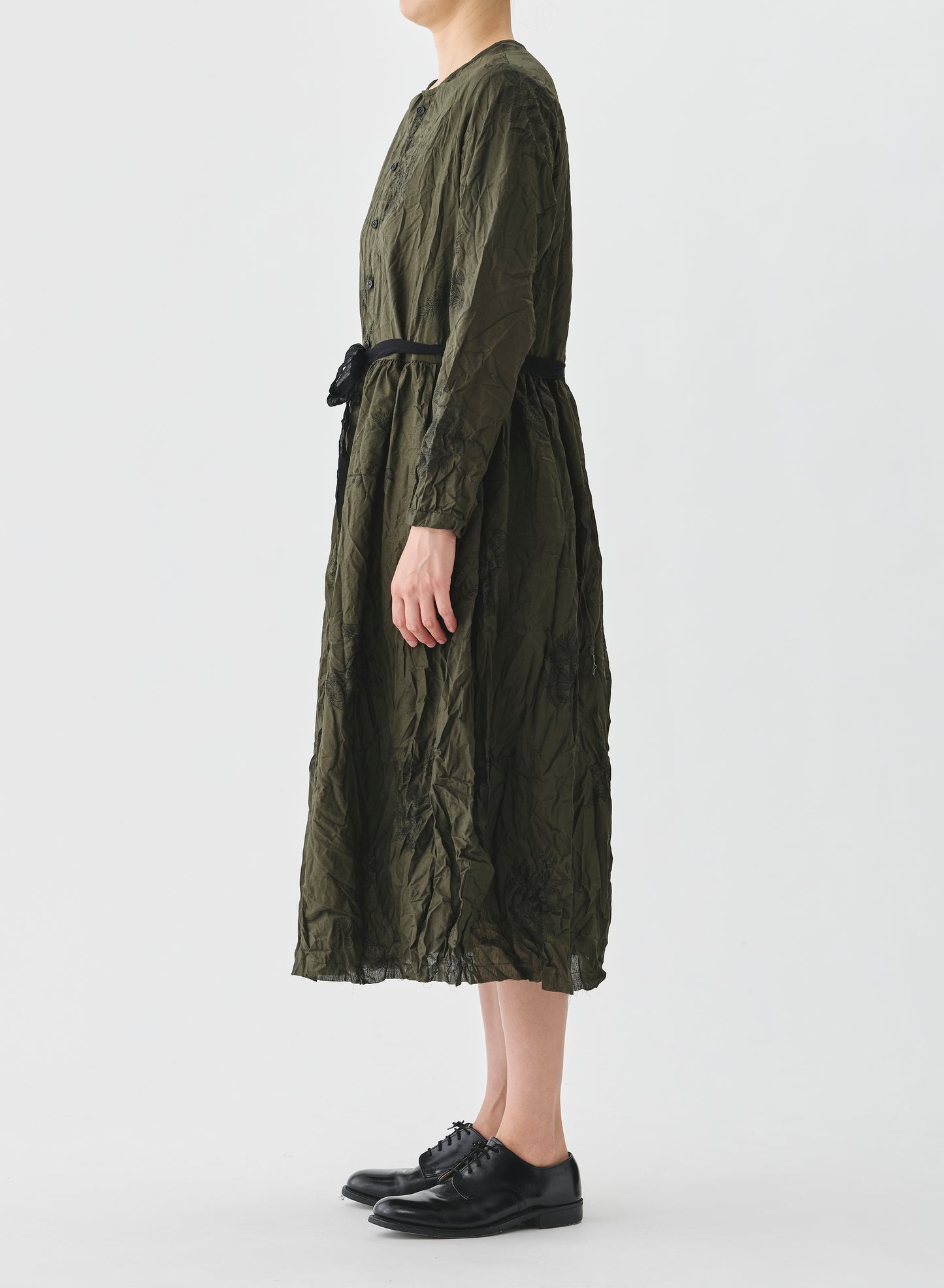 Pas de Calais Friends of the Forest Print Dress Khaki-Pas De Calais-Thistle Hill